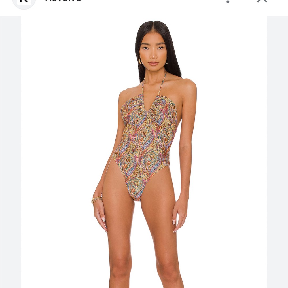 House of Harlow 1960 Paisley Print Swimsuit